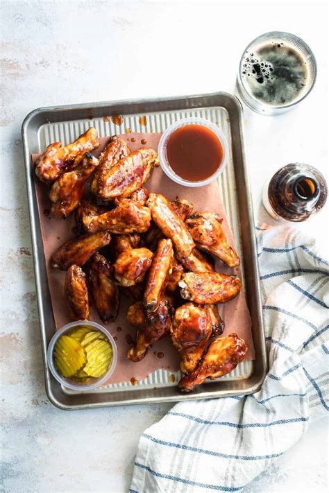 sticky-chicken-wings-with-guinness-bbq-sauce image