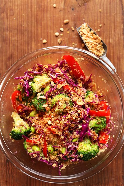 rainbow-quinoa-salad-with-chili-garlic-sesame-dressing image