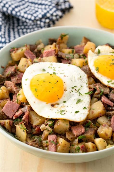 slow-cooker-corned-beef-hash-and-eggs image