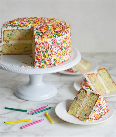 rainbow-sprinkle-funfetti-cake image