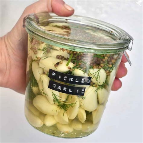 how-to-make-pickled-garlic-plain-and-tiktok-spicy image