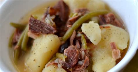 10-best-ham-green-beans-potatoes-crock-pot image