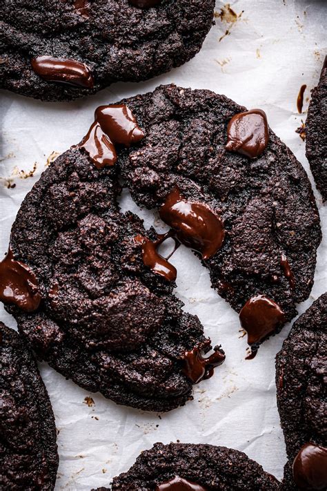 healthier-double-chocolate-oat-cookies-wife-mama image