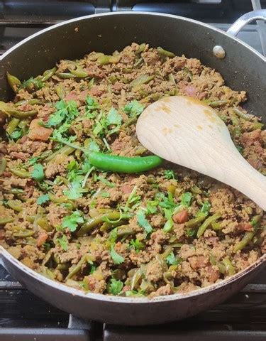 easy-chicken-keema-recipe-ground-meat-curry-this image