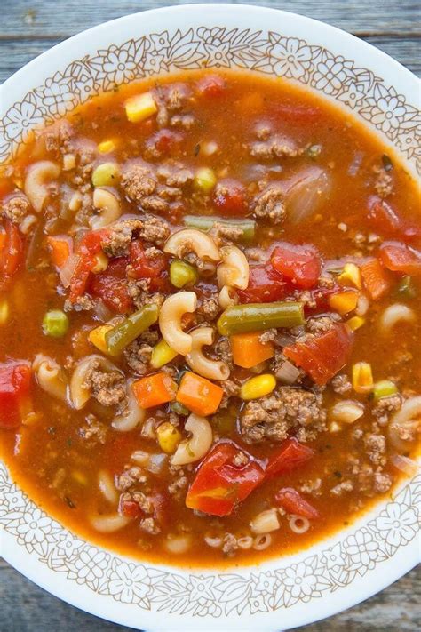 hamburger-soup-with-macaroni-the-the-kitchen image