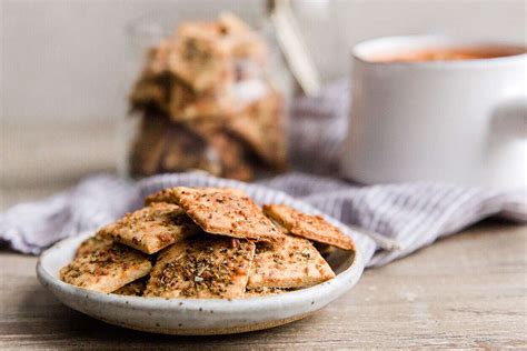 crunchy-parmesan-crackers-king-arthur-baking image
