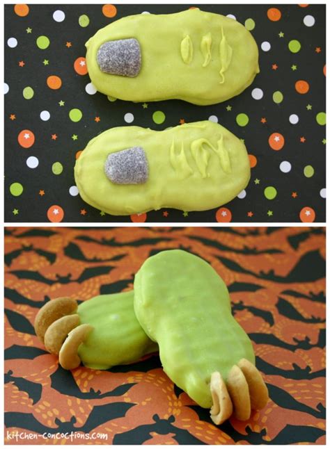 goblin-feet-cookies-and-witch-finger-cookies image