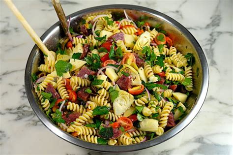 italian-pasta-salad-with-lemon-vinaigrette-sips-nibbles image