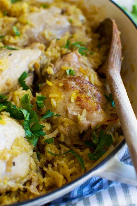 the-simplest-stove-top-chicken-and-rice-30-minute-meal image