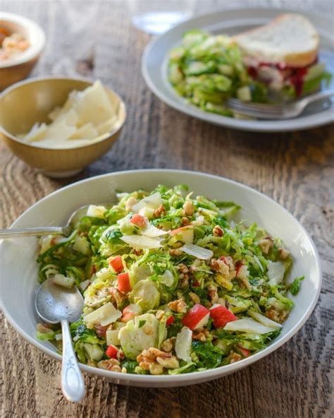 shaved-brussels-sprout-salad-with-apples-walnuts image
