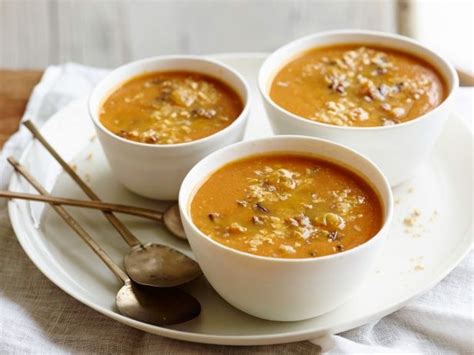 curried-pumpkin-and-wild-rice-soup-recipe-food image