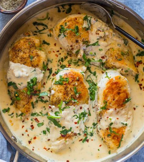 easy-one-skillet-creamy-cilantro-lime-chicken-just image