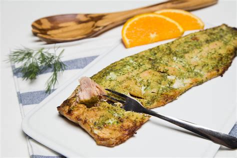 garlic-herb-roasted-salmon-quick-easy-momsdish image