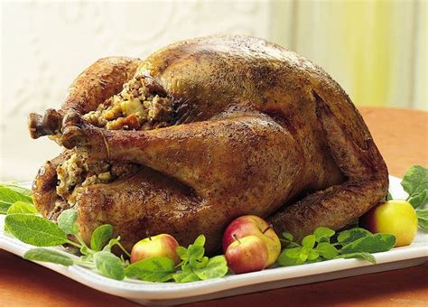 honey-spice-roast-turkey-with-apple-pecan-stuffing image