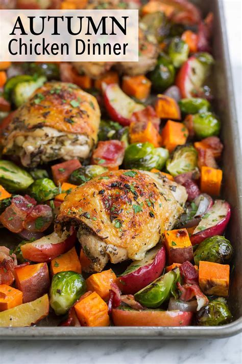 autumn-chicken-dinner-recipe-one-pan-cooking image