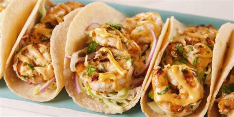 best-cilantro-lime-shrimp-tacos-recipe-delish image