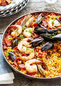 seafood-paella-recipe-simply image
