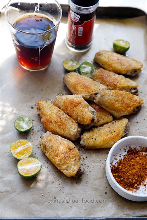 salt-and-pepper-chicken-wings-china-sichuan-food image