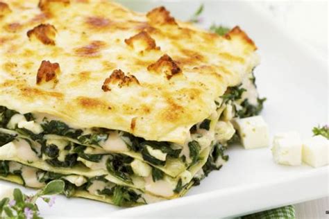 spinach-lasagna-with-white-sauce-and-feta-cheese-fine image