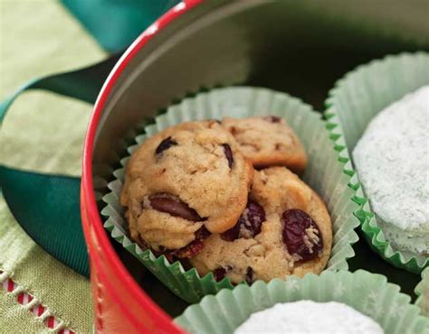 double-chocolate-cranberry-cookies-teatime image