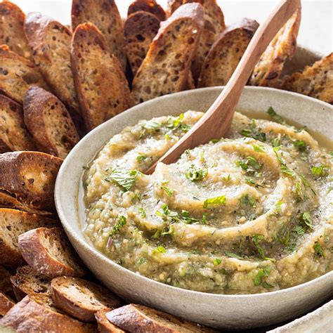 grilled-eggplant-dip-recipe-eatingwell image