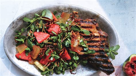 vietnamese-pork-chops-with-pickled-watermelon image