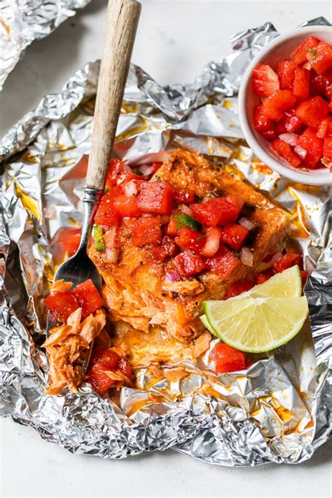 foil-packet-spice-rubbed-fish-with-watermelon-salsa image