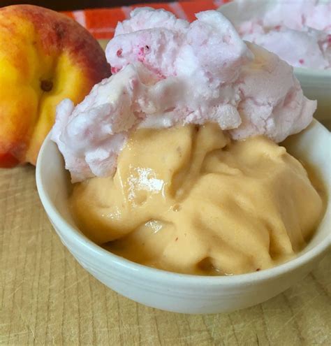 vegan-peach-sherbet-with-raspberry-whipped-cream image