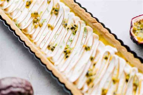 passion-fruit-curd-tart-with-lime-meringue image