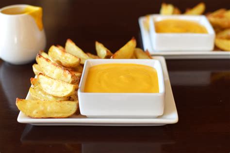 dairy-free-cheese-sauce-with-baby-potato-wedges image