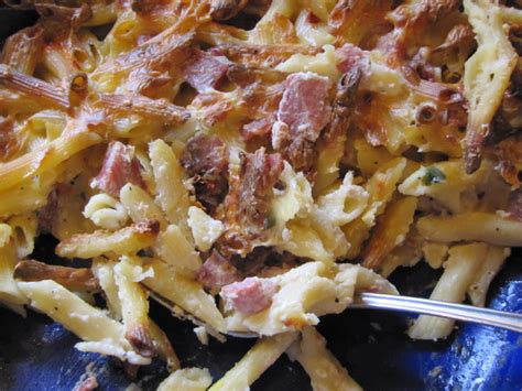 baked-ham-penne-pasta-tasty-kitchen-a-happy image