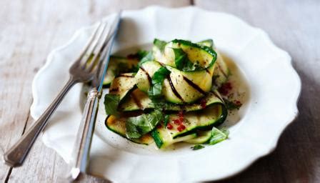 grilled-courgette-salad-recipe-bbc-food image