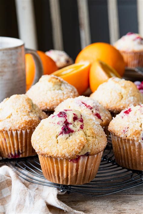 one-bowl-easy-cranberry-orange-muffins-the image