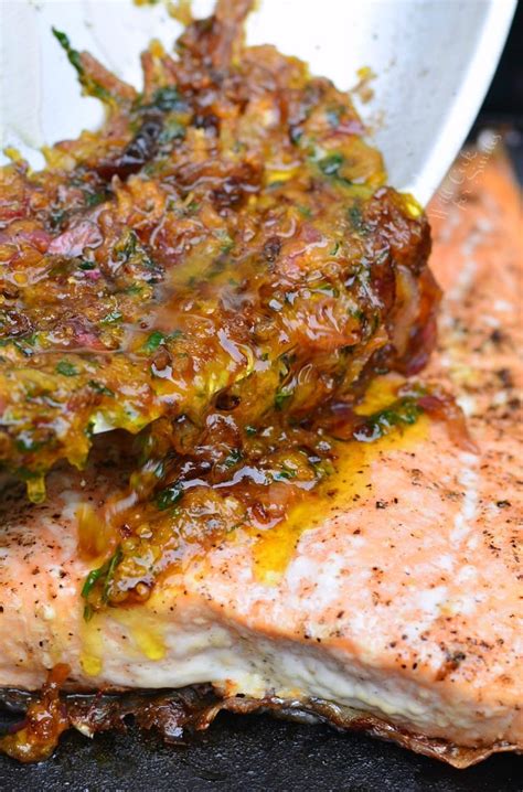 grilled-salmon-with-brown-butter-citrus-sauce image
