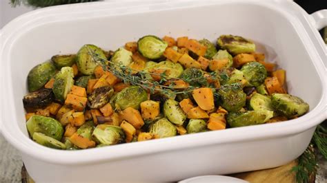 easy-roasted-brussels-sprouts-with-sweet-potatoes image