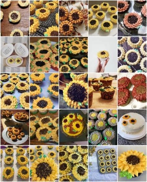 sunflower-cupcakes image
