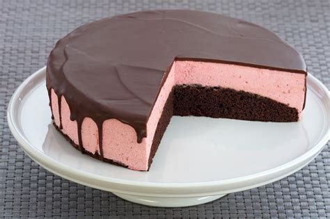 best-chocolate-raspberry-mousse-torte-recipes-food image