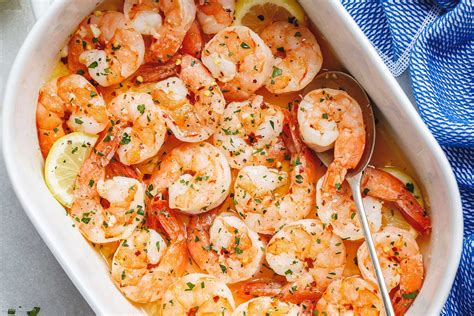 baked-shrimp-recipe-with-lemon-garlic-butter-sauce image