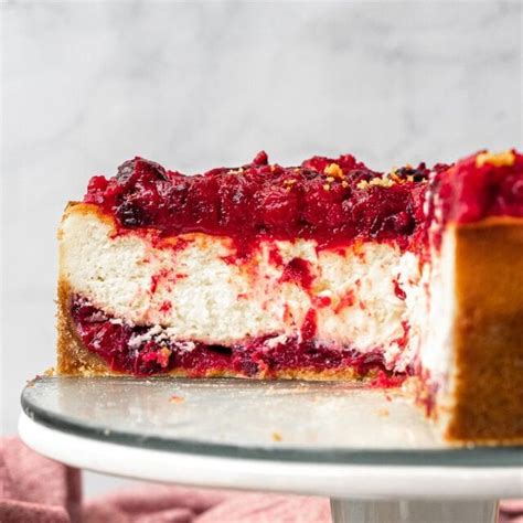 easy-cranberry-cheesecake-recipe-dinner-then-dessert image