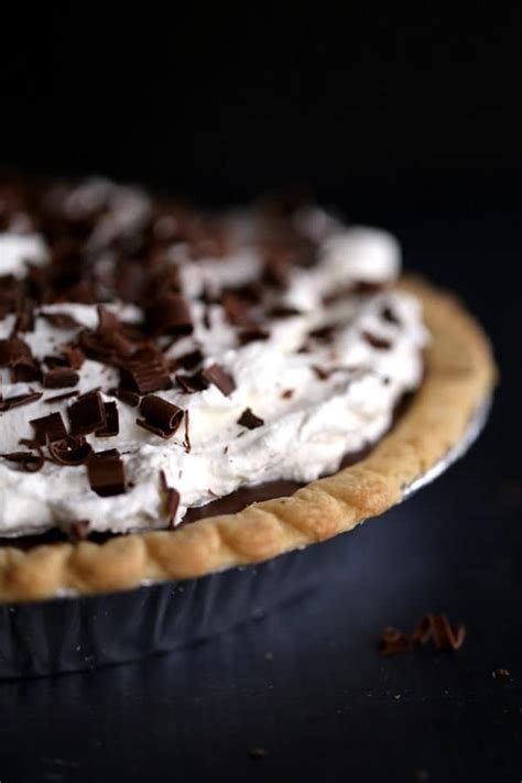 chocolate-pudding-pie-recipe-homemade-rachel-cooks image