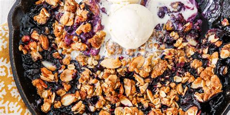 best-blueberry-crisp-recipe-how-to-make-blueberry-crisp-delish image