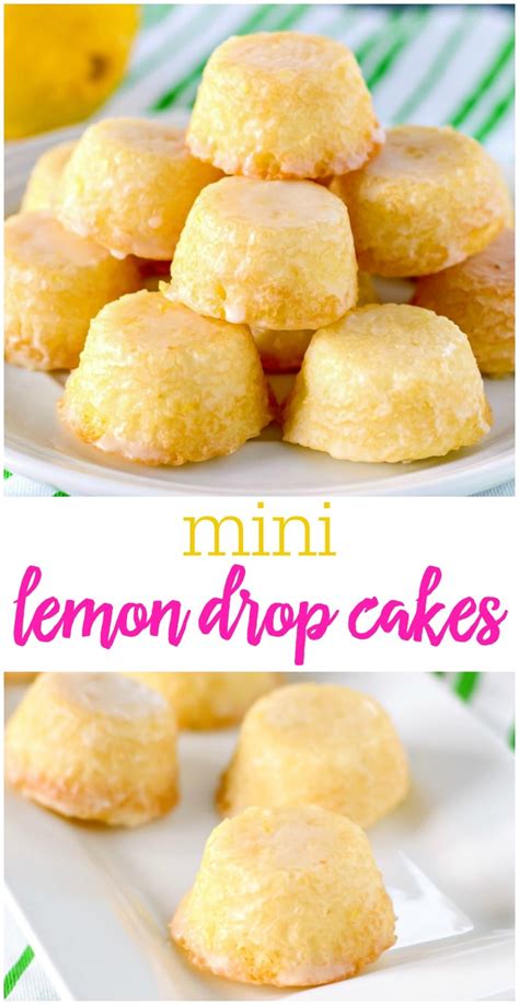 mini-lemon-drop-cakes-topped-with-a-lemon-glaze image