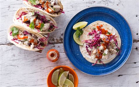 grilled-tequila-lime-fish-tacos-with-cilantro-lime-crema image