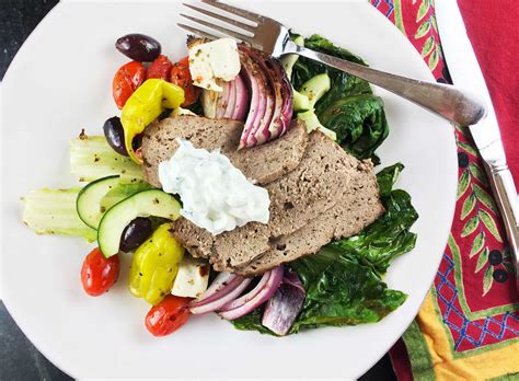 grilled-greek-salad-with-lamb-gyros-meat image