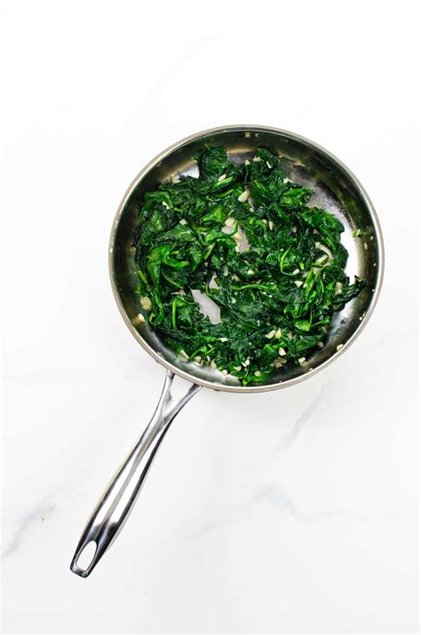 garlicky-sauted-spinach-5-minute-side-dish-umami-girl image