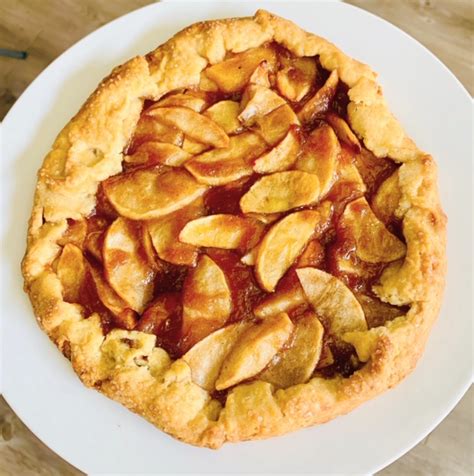 rustic-french-apple-galette-coffee-fit-kitchen image