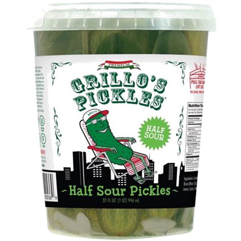 half-sour-pickles-grillos-pickles image