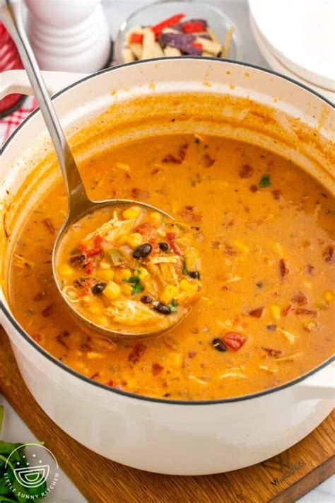 the-best-creamy-chicken-enchilada-soup-little-sunny image