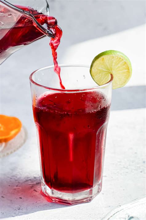agua-de-jamaica-recipe-hibiscus-iced-tea-simply image