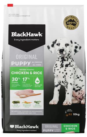 puppy-food-chicken-rice-australian-made-black image
